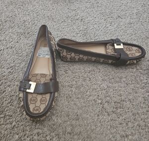 Michael Kors Brown and Tan Loafers